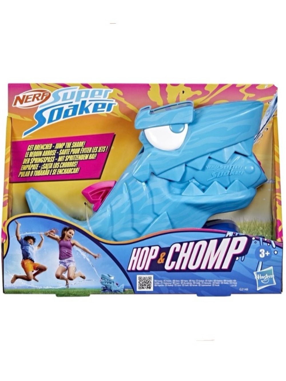 NIB. NERF Super Soaker Hop & Chomp Water Blaster